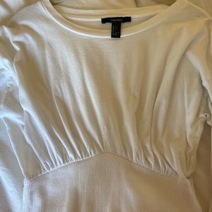 Forever 21 White Long Sleeve